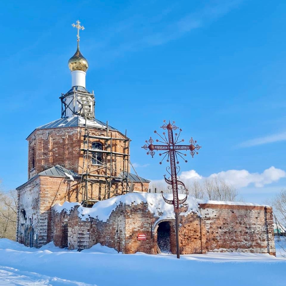 Шаг за шагом: как возрождается храм Архангелом Михаила в селе Теренеево
