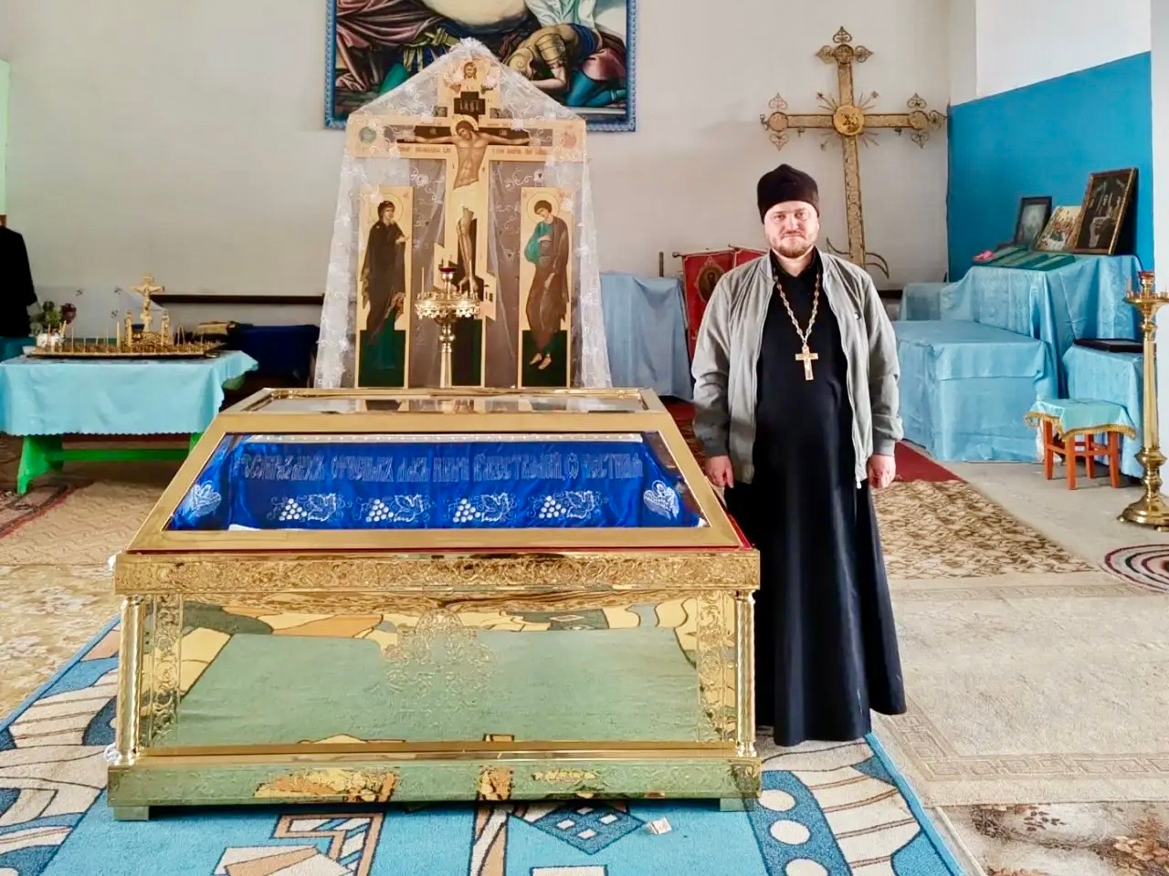 Консервация колокольни для дальнейшего восстановления.